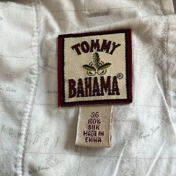 Tommy Bahama 100% silk tan slacks size 36. - Picture 1 of 7
